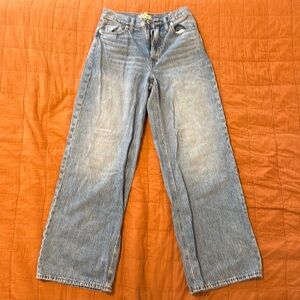Madewell Super Wide Leg Jeans in 27